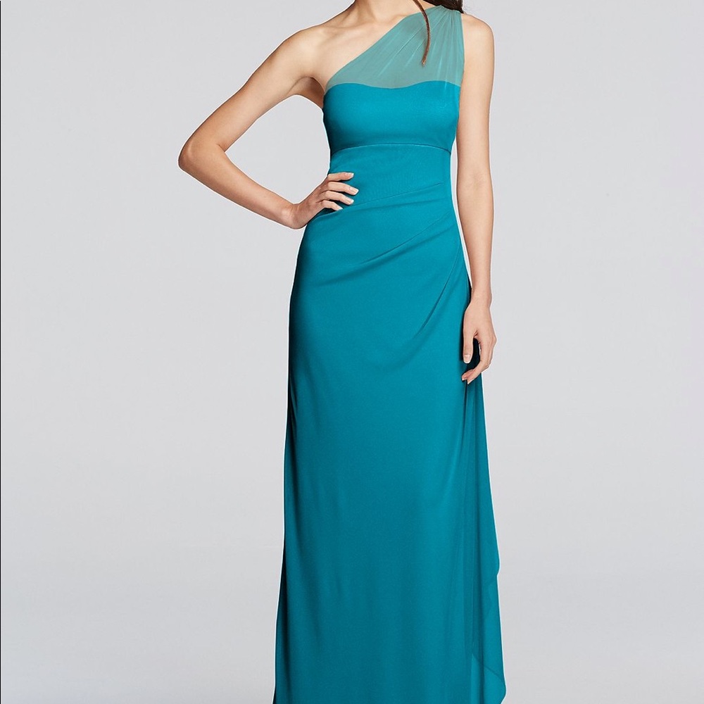 SZ 4 Oasis (Turquoise) David’s Bridal Dress NWT